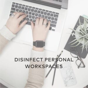 disinfect personal workspaces uses hydrogpen peroxide