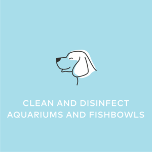hydroghen peroxide clean disinfect aquariums fishbowls